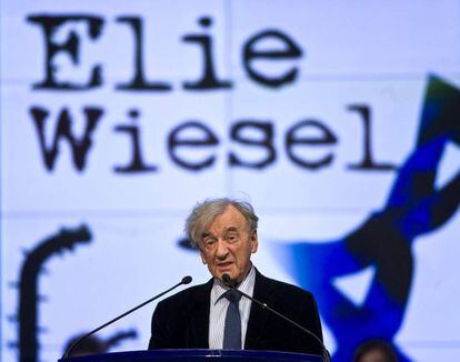 Elie Wiesel, en 2009 en Budapest.