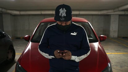 David (nombre ficticio), víctima de una de las aplicaciones "montadeudas", en Ciudad de México, el 13 de agosto de 2022.