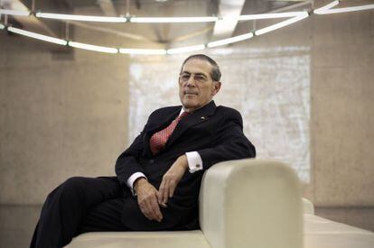 Philippe de Montebello, en la sede de Caixaforum, en Madrid, la pasada semana.