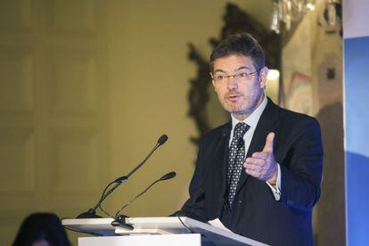 El ministre de Justicia, Rafael Catalá, en una imatge d'arxiu.