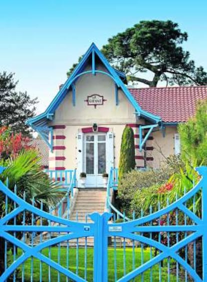 Casa típica en el barrio Ville d’Hiver, en Arcachón.