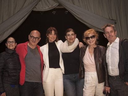 Sonia Braga, Luis Gnecco, Juana Acosta, Karina Gidi, MArisa Paredes y Alfredo Castro