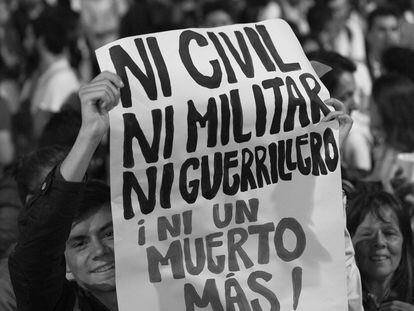 Manifestación en Colombia.