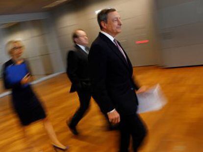 El eurobanco deja intacto el programa de compras de activos por la fortaleza del euro