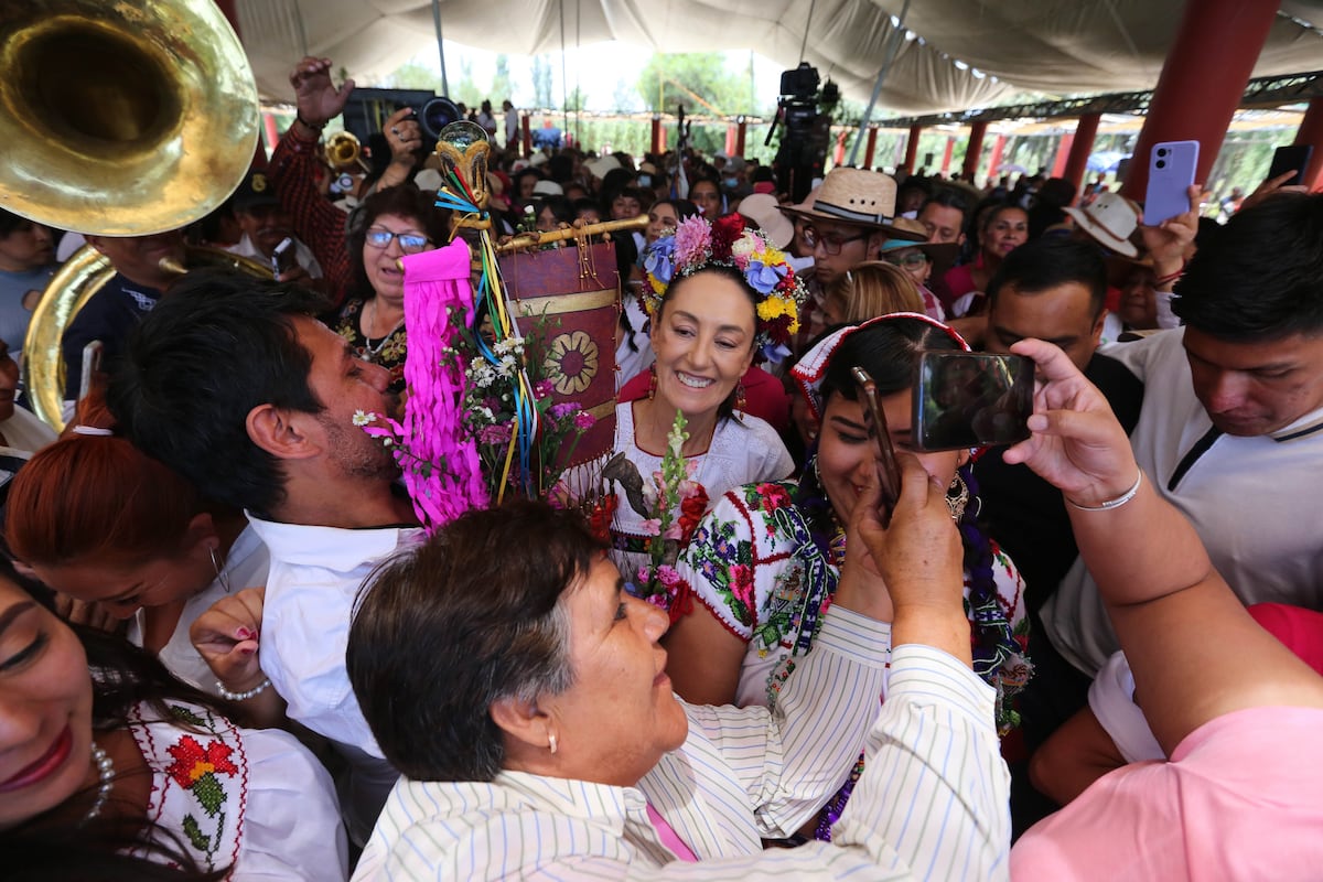 Claudia Sheinbaum le pide a su equipo que haga campaña como si estuvieran 10 puntos abajo en las encuestas |  elecciones mexicanas 2024