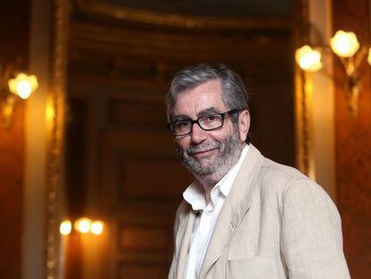 Antonio Muñoz Molina, tras serle concedido el Premio Príncipe de Asturias de Las Letras.