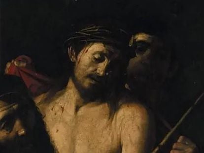 El 'Ecce homo' atribuido a Caravaggio y que fue retirado de la subasta de la Casa Ansorena de Madrid, el pasado 8 de abril.