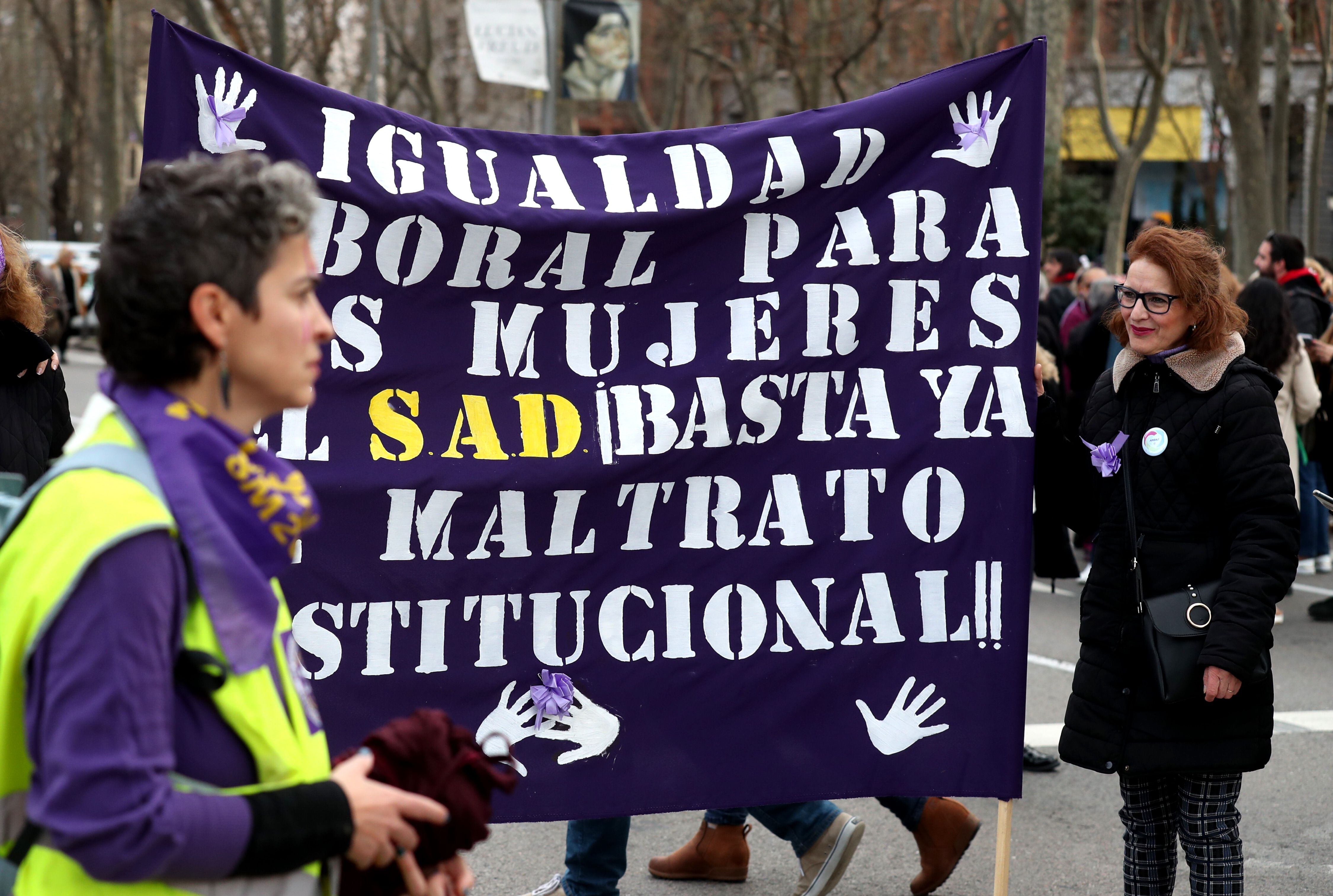 Manifestación del 8M en Madrid con motivo del Día de la Mujer en 2023.