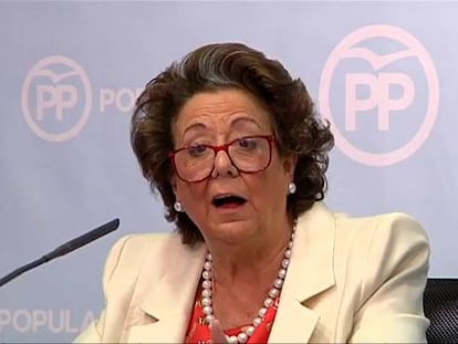 Rita Barberá: “No me he llevado nada, soy honrada”