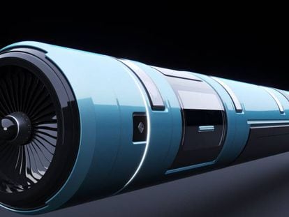 Prototipo de tren Hyperloop.