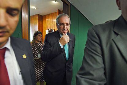 El presidente de la Cámara baja brasileña, Eduardo Cunha.