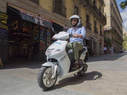 Una moto el&eacute;ctrica.