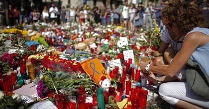 Actos de homenaje a las víctimas del atentado de Barcelona y Cambrils.