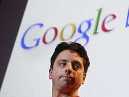 Sergey Brin, cofundador de Google, durante la presentación del Google Buzz.