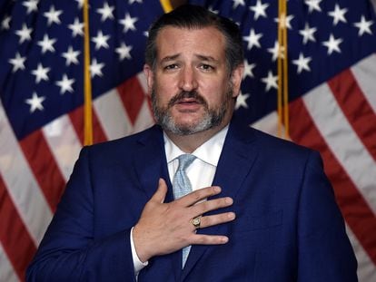 Ted Cruz, senador republicano por Texas, en el Capitolio de Estados Unidos, en Washington en octubre de 2020.