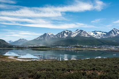 Una vista de Ushuaia (Argentina), la ciudad más austral del mundo.