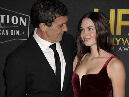 Antonio Banderas y su hija Stella Banderas.