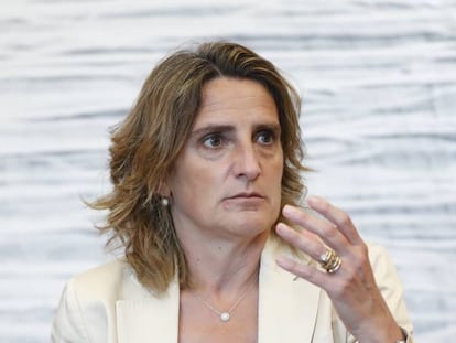 Teresa Ribera, vicepresidenta del Gobierno y ministra de Transición Ecológica. 