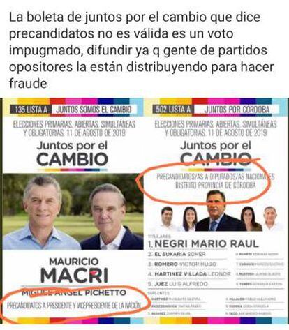 Mensaje con aviso sobre un posible fraude.