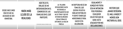 Las disculpas ofrecidas por Tamara Falcó en su perfil de Instagram