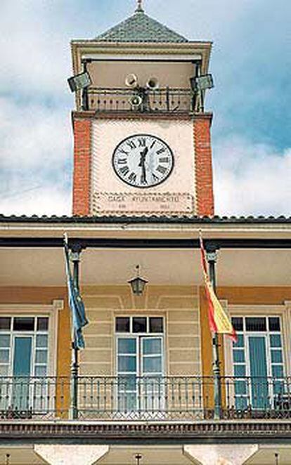 Fachada del Ayuntamiento de la localidad madrileña de Morata de Tajuña.