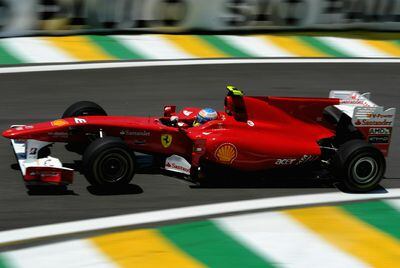 Alonso, en el circuito brasileño