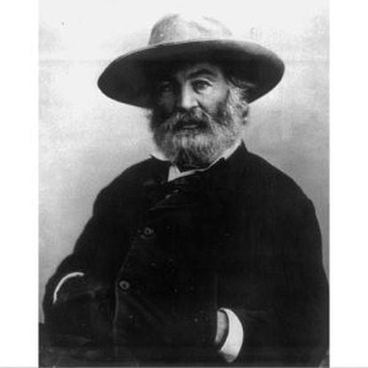 Walt Whitman, barbut i brutejant.
