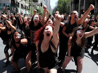 Protestas en Santiago, Chile, el pasado mes de noviembre.