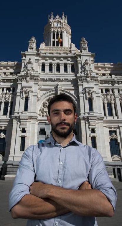 Alberto Sánchez, del Partido Comunista de los Trabajadores de España, declinó hacerse la foto grupal.