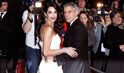 George y Amal Clooney.