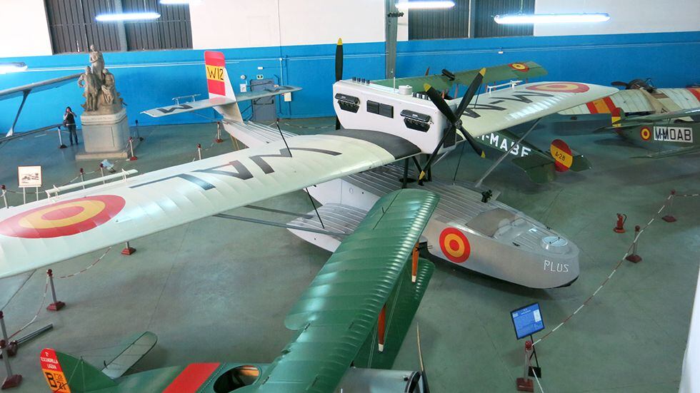 El Museo del Aire exhibe una réplica del hidroavión en el aeródromo de Cuatro Vientos de Madrid