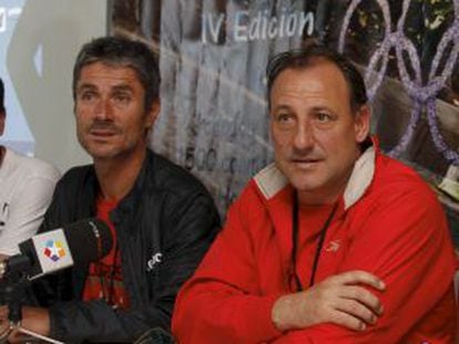 Martín Fiz y Fermín Cacho, el pasado mayo.