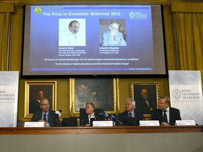 El Nobel de Economía premia a dos expertos en oferta y demanda