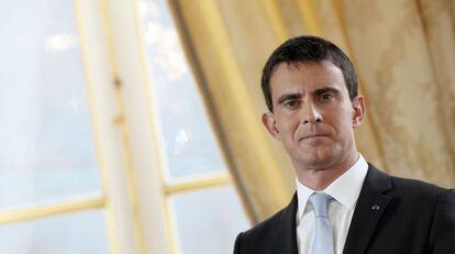 El primer ministro, Manuel Valls, este martes en Par&iacute;s.