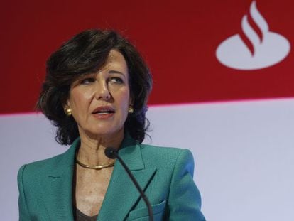 Ana Bot&iacute;n, presidenta de Santander. 
