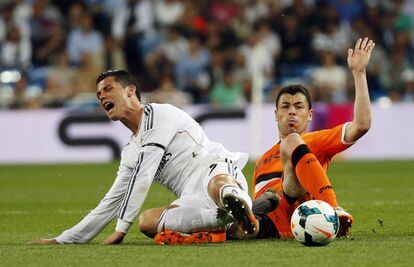 Ronaldo con Javi Fuego