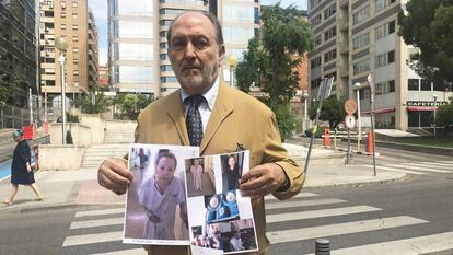 Carlos D, hermano de Consuelo D., asesinada en el hospital Principe de Asturias el 2 de agosto de 2017.