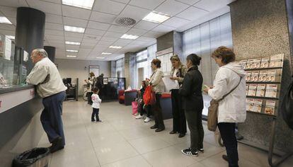 Una oficina del Banco Popular.