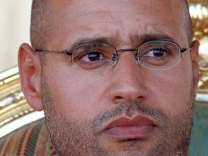 Seif el Islam, hijo de Muamar el Gadafi, en 2007.