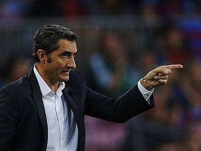 Valverde, durante el duelo ante el Betis.