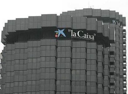 Edificios de La Caixa en Barcelona.