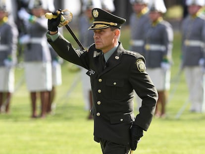 El general Henry Sanabria se posesiona como director de la Policía, en agosto de 2022.