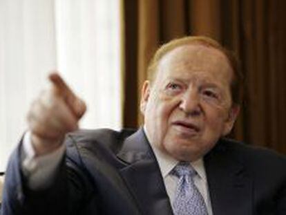 Sheldon Adelson, presidente de Las Vegas Sands, en una imagen de 2009.