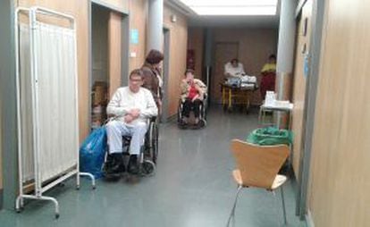 Urgencias del hospital Ramon y Cajal de Madrid el 13 de enero.