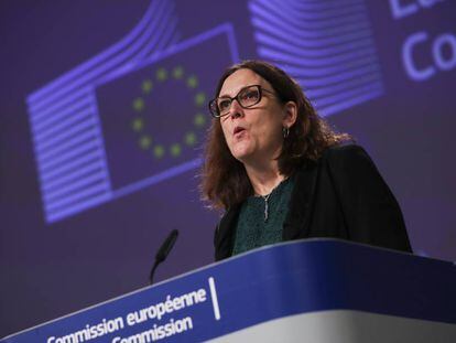 La comisaria de Comercio, Cecilia Malmström.