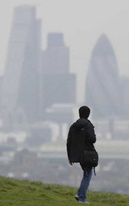 La contaminación de Londres en abril de 2014.