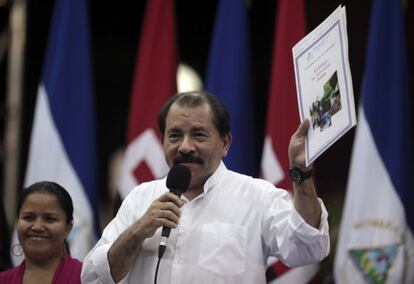 El presidente de Nicaragua, Daniel Ortega. 