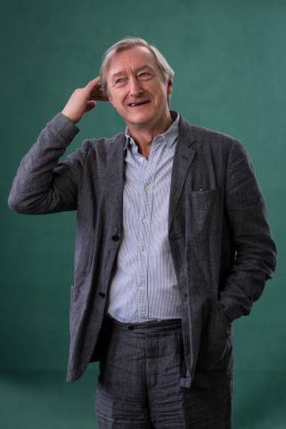El escritor Julian Barnes, en Edimburgo, en agosto de 2015. 