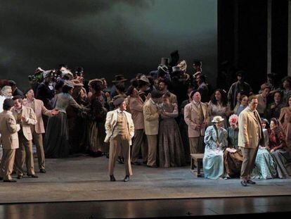 Una escena de Manon Lescaut que se verá en el Liceo y en más de 300 municipios.