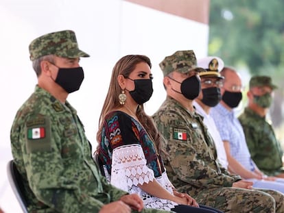 La gobernadora del Estado de Guerrero, Evelyn Salgado, en una foto de archivo.